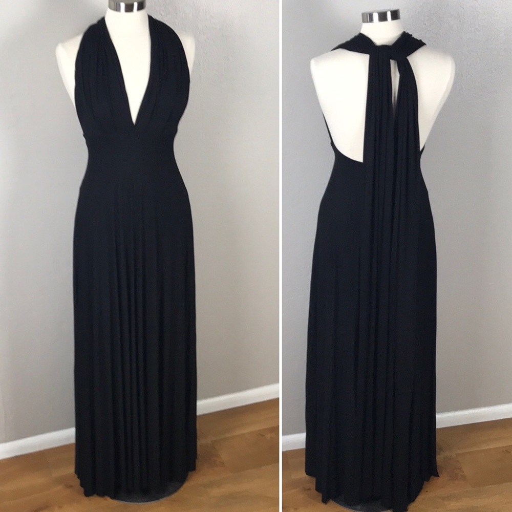 Lulu’s Long Formal Gown Elegant Maxi Halter Dress